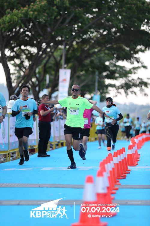 Race photo from KBP City Run 2024