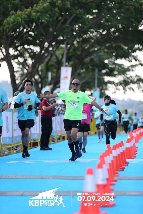 Race photo from KBP City Run 2024