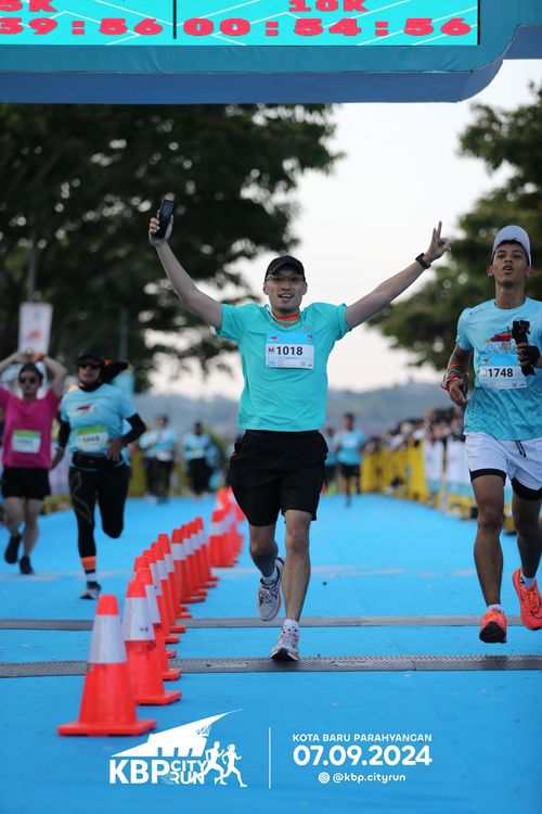 Race photo from KBP City Run 2024