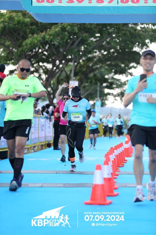 Race photo from KBP City Run 2024