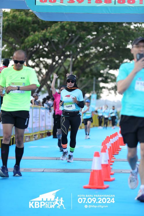 Race photo from KBP City Run 2024