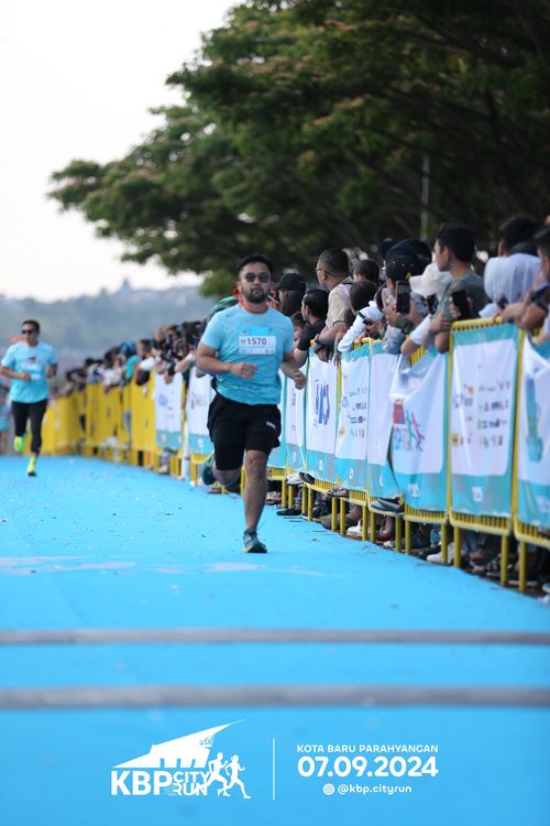 Race photo from KBP City Run 2024