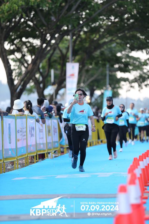 Race photo from KBP City Run 2024