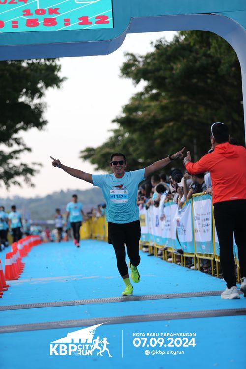Race photo from KBP City Run 2024