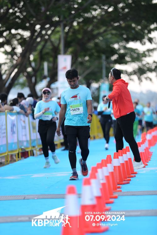 Race photo from KBP City Run 2024