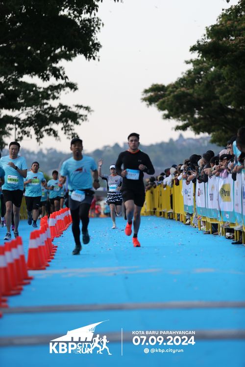 Race photo from KBP City Run 2024