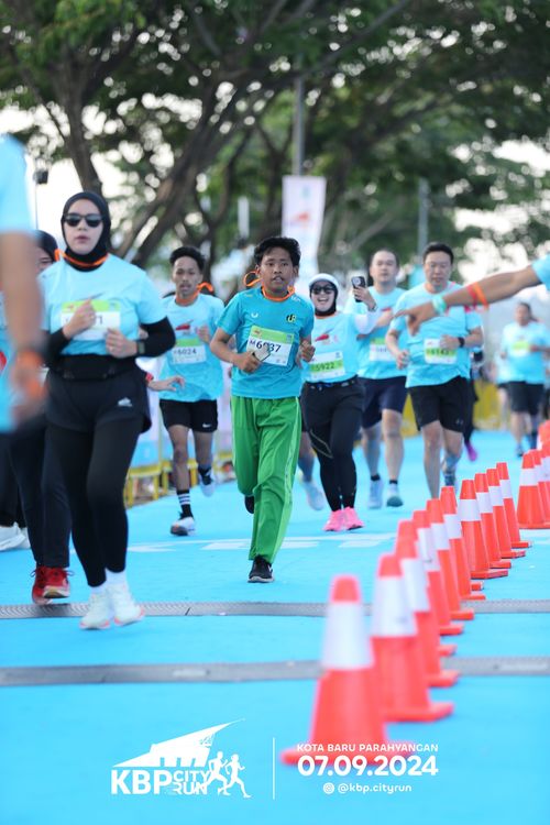 Race photo from KBP City Run 2024