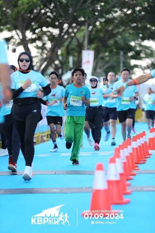 Race photo from KBP City Run 2024