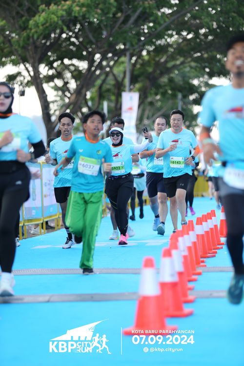 Race photo from KBP City Run 2024