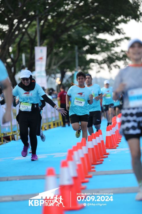Race photo from KBP City Run 2024