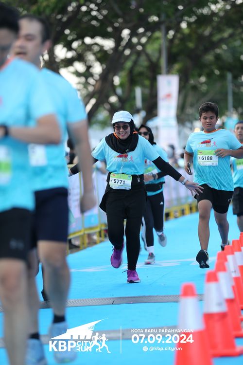Race photo from KBP City Run 2024