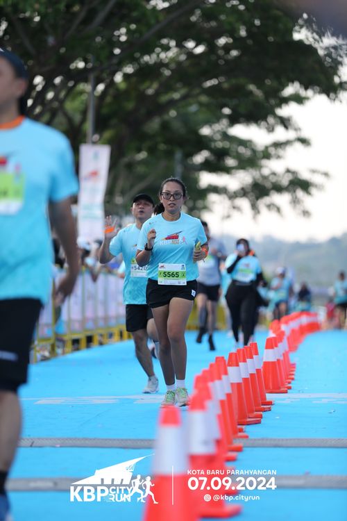 Race photo from KBP City Run 2024