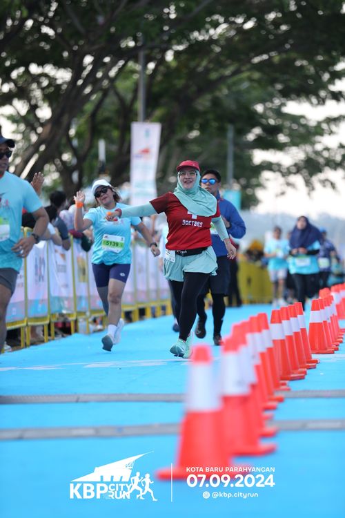 Race photo from KBP City Run 2024