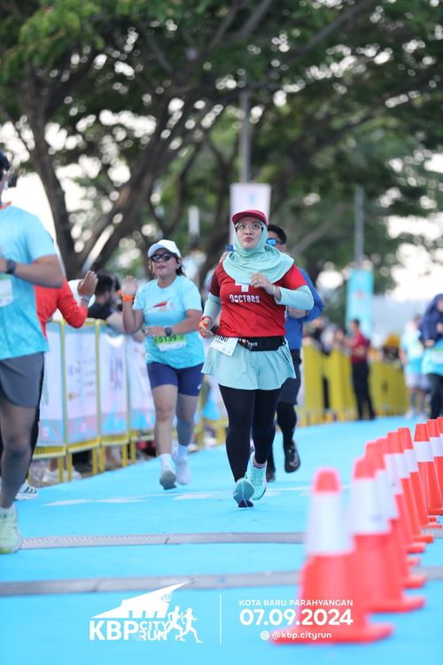 Race photo from KBP City Run 2024