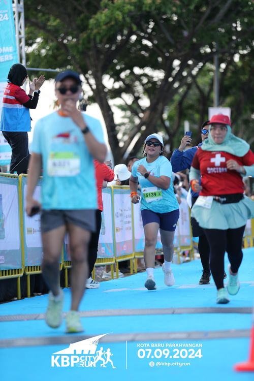 Race photo from KBP City Run 2024