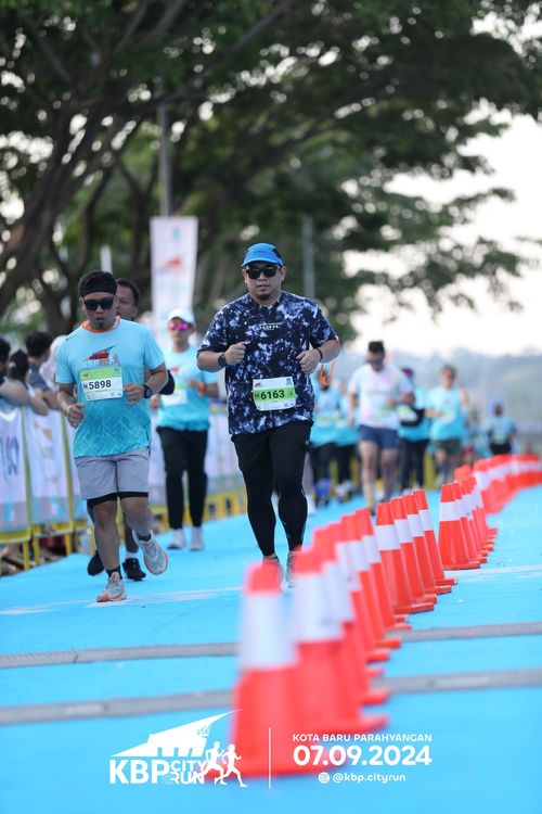 Race photo from KBP City Run 2024