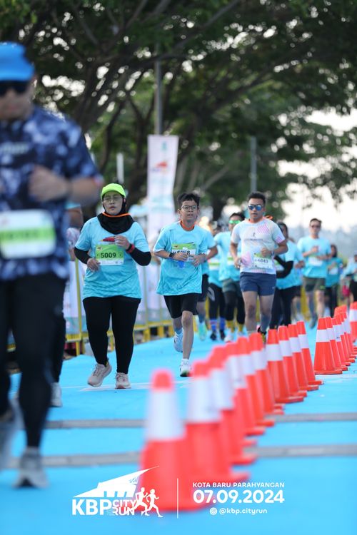 Race photo from KBP City Run 2024