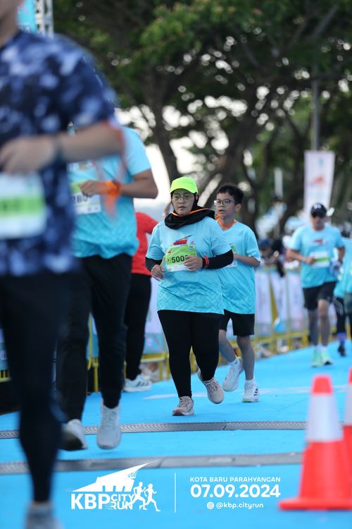 Race photo from KBP City Run 2024