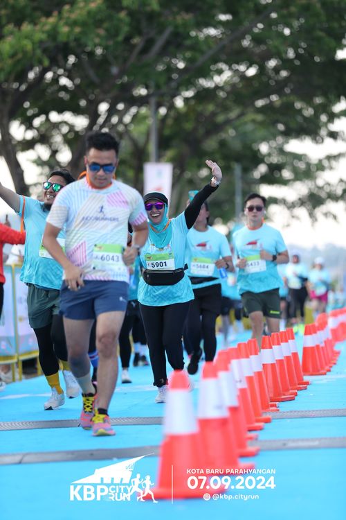 Race photo from KBP City Run 2024