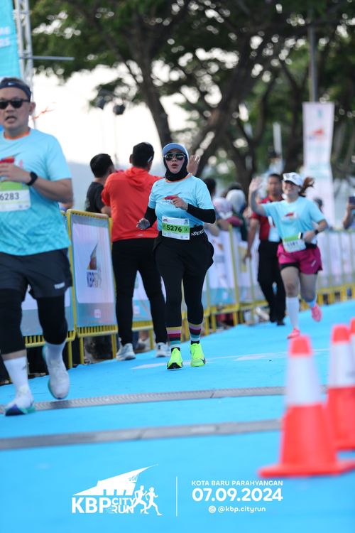 Race photo from KBP City Run 2024