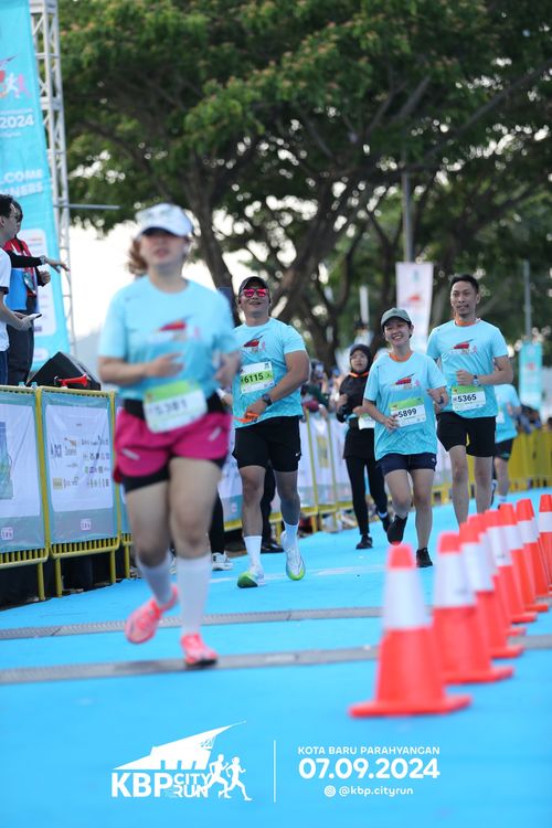 Race photo from KBP City Run 2024
