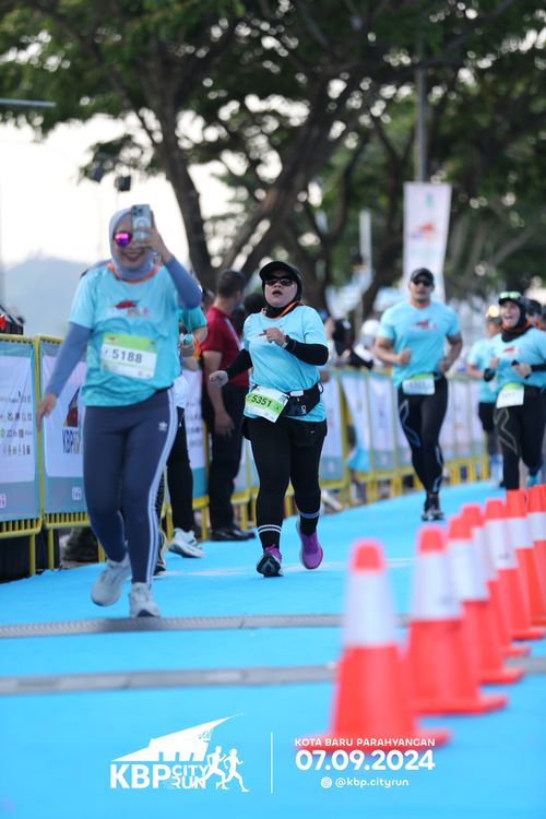 Race photo from KBP City Run 2024