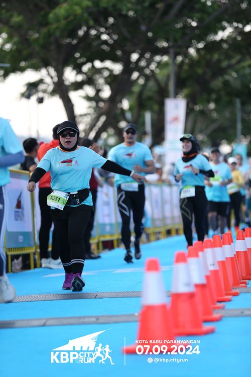 Race photo from KBP City Run 2024