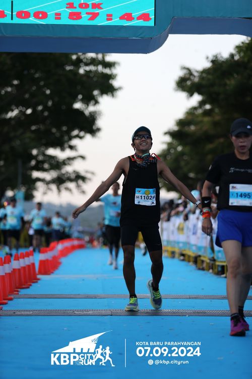 Race photo from KBP City Run 2024