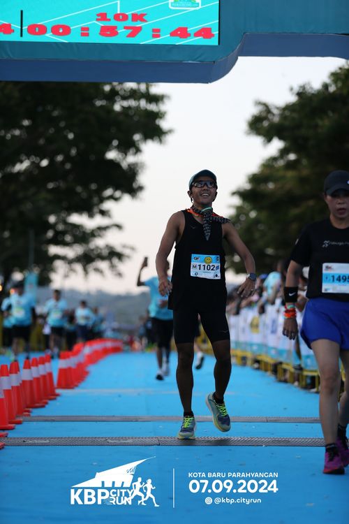 Race photo from KBP City Run 2024