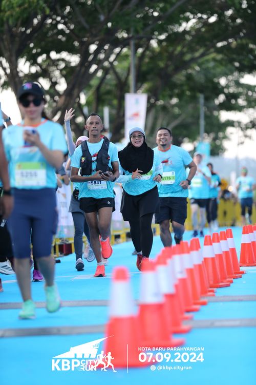 Race photo from KBP City Run 2024