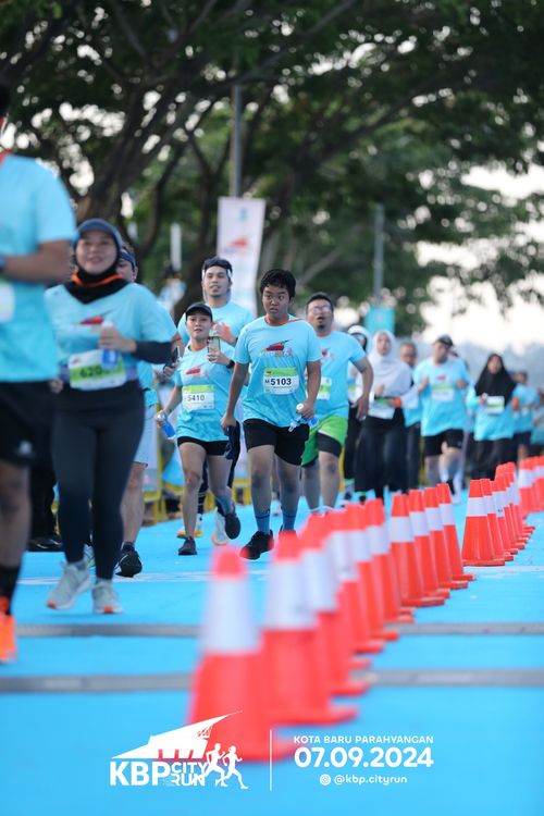 Race photo from KBP City Run 2024