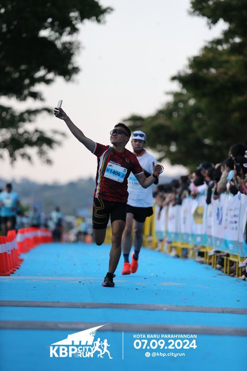 Race photo from KBP City Run 2024