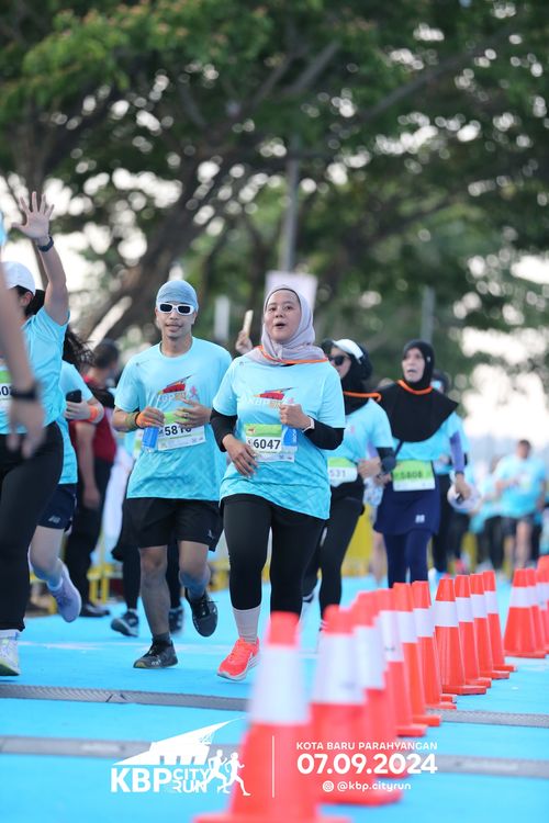 Race photo from KBP City Run 2024