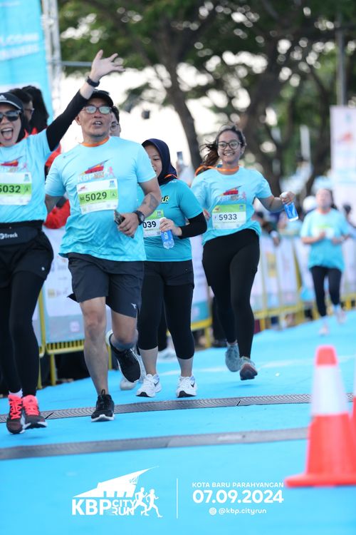 Race photo from KBP City Run 2024