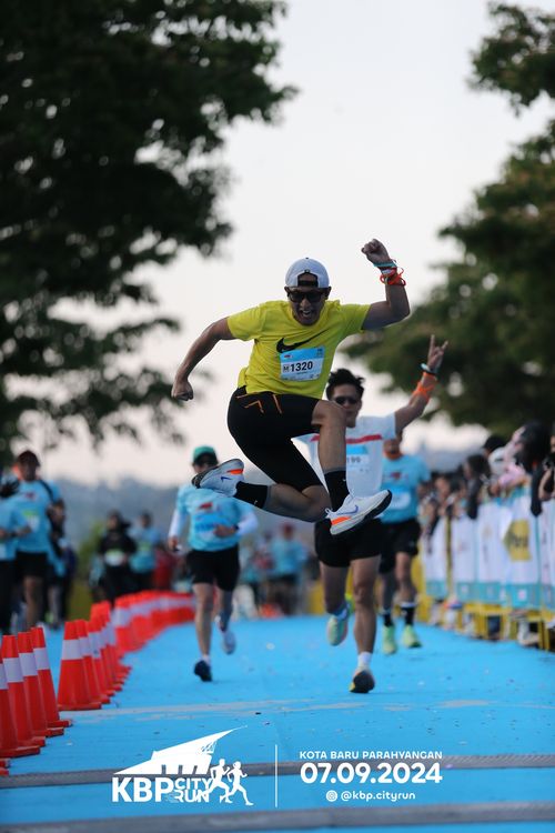 Race photo from KBP City Run 2024