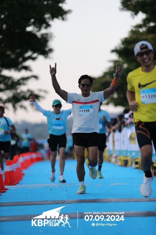Race photo from KBP City Run 2024