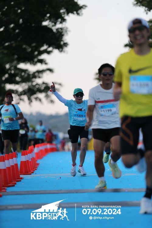 Race photo from KBP City Run 2024