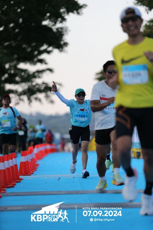 Race photo from KBP City Run 2024