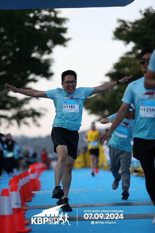 Race photo from KBP City Run 2024