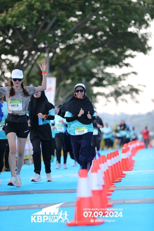 Race photo from KBP City Run 2024