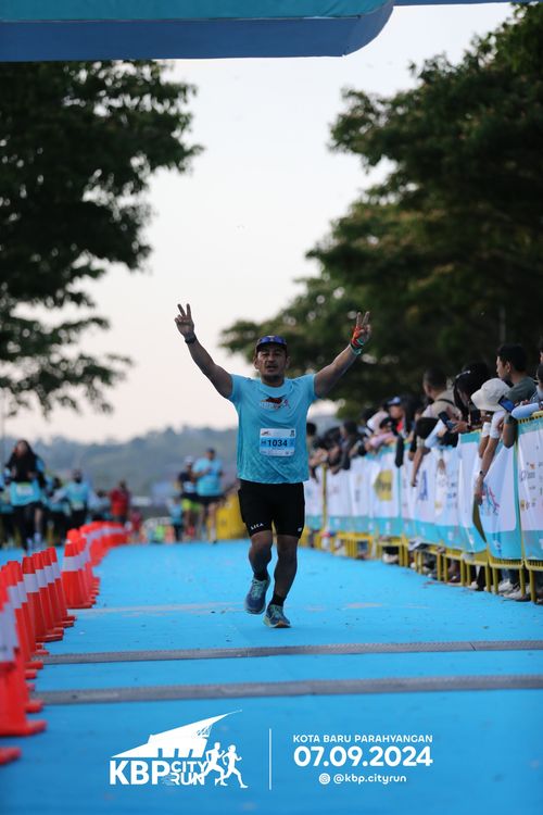 Race photo from KBP City Run 2024