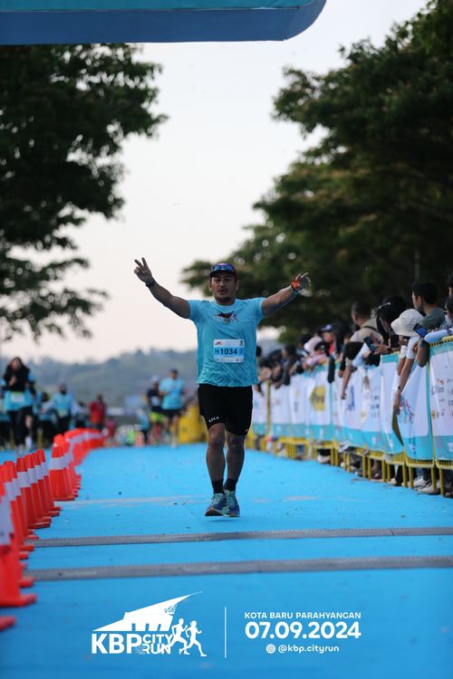 Race photo from KBP City Run 2024