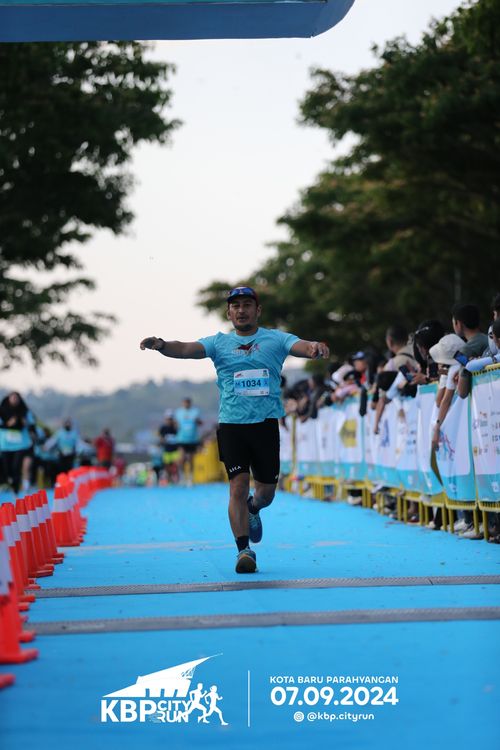 Race photo from KBP City Run 2024