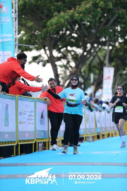 Race photo from KBP City Run 2024