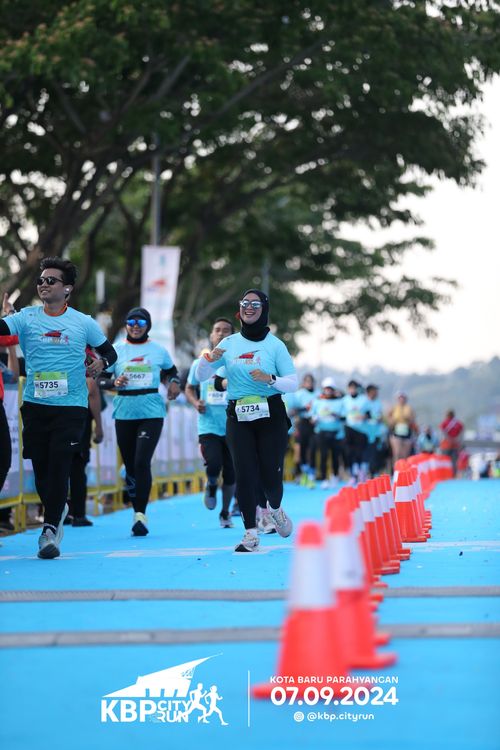 Race photo from KBP City Run 2024