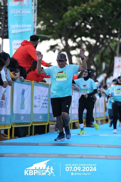 Race photo from KBP City Run 2024