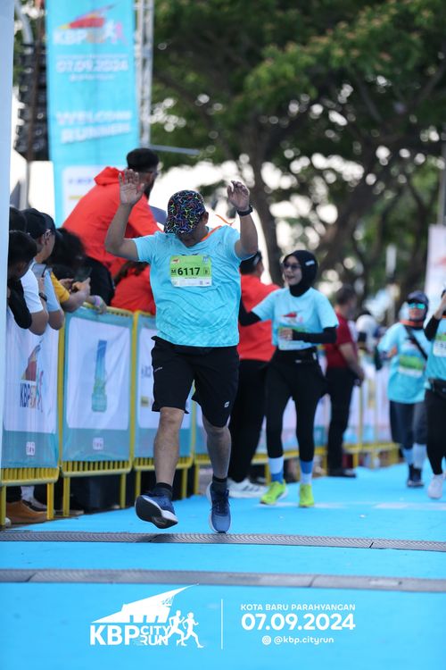 Race photo from KBP City Run 2024