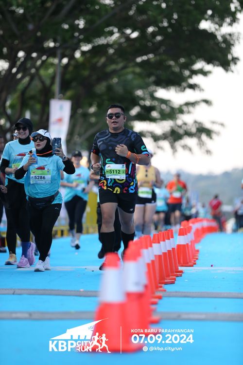 Race photo from KBP City Run 2024
