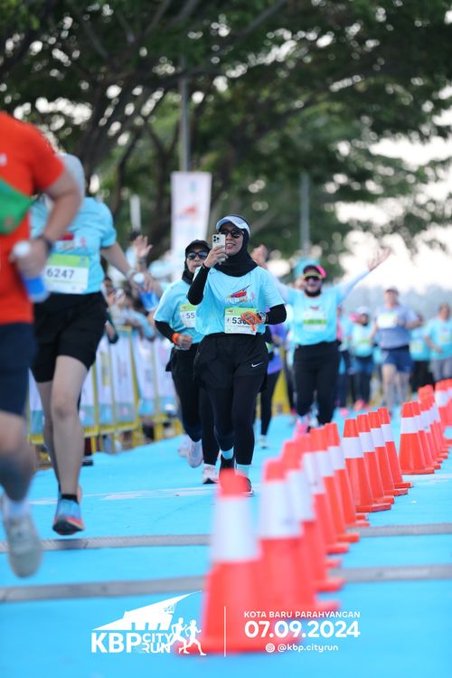 Race photo from KBP City Run 2024