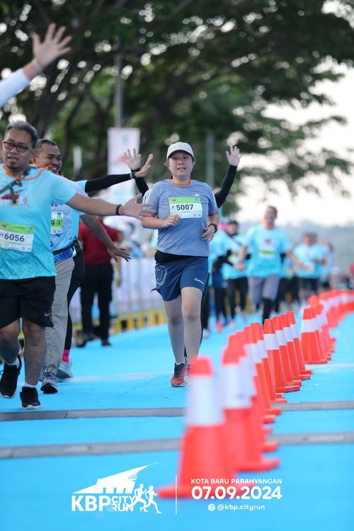 Race photo from KBP City Run 2024